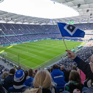 Das Volksparkstadion des HSV
