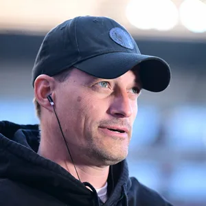 Alexander Blessin vor dem Spiel gegen Leverkusen