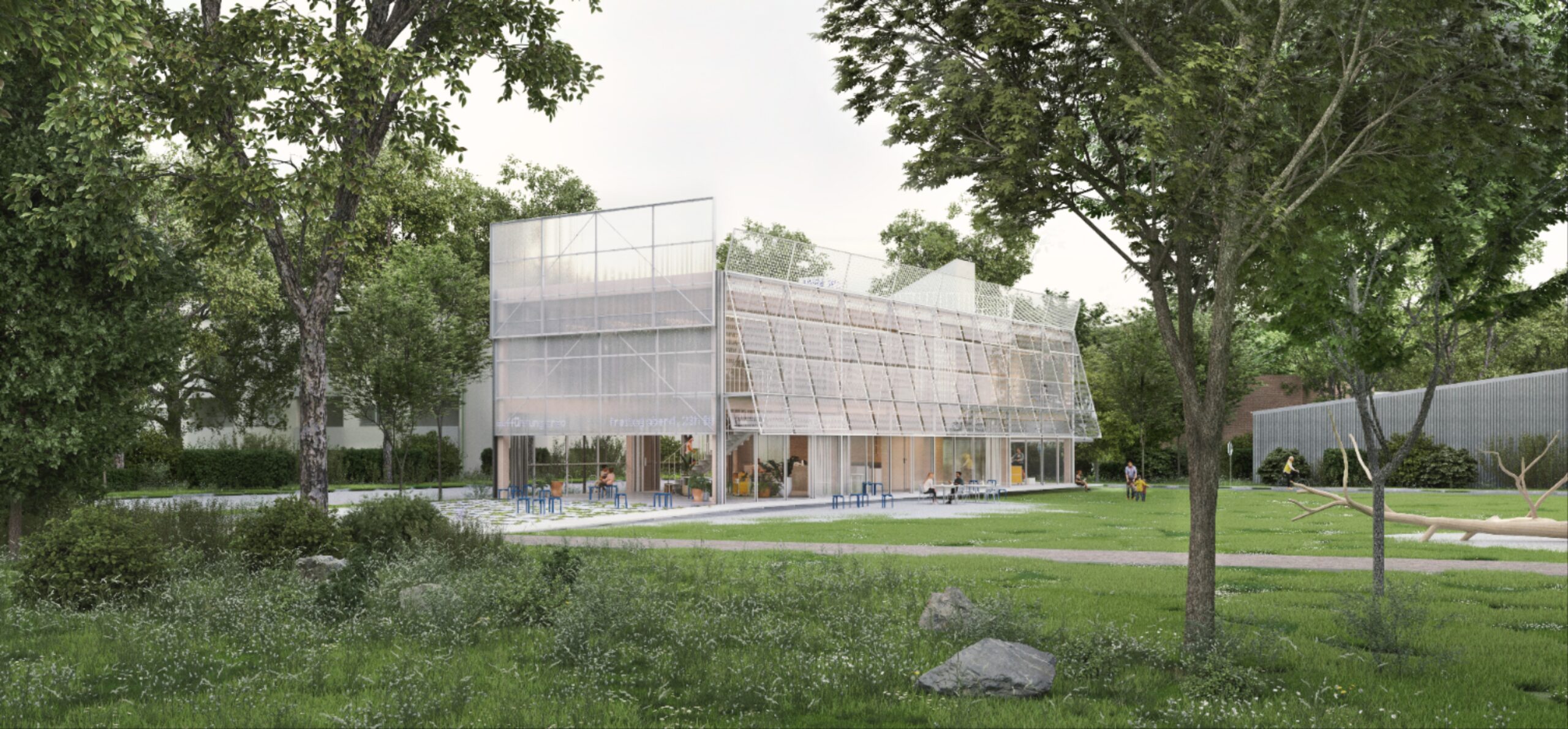 Visualisierung des neuen Stadtteilzentrums in Rothenbrugsort