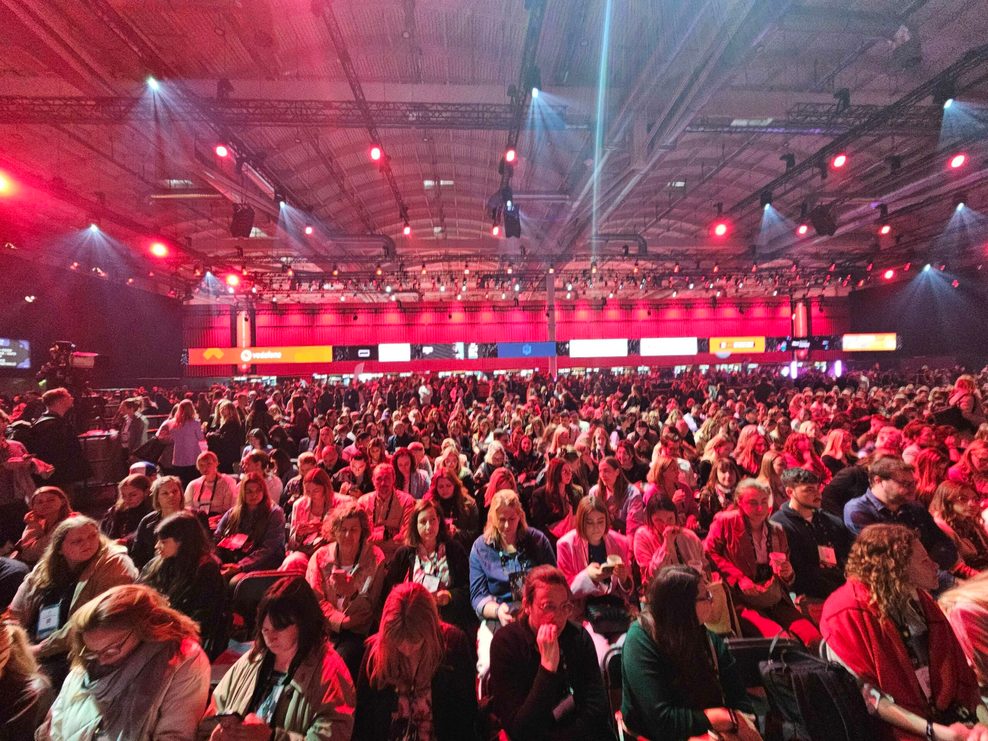 Die Halle B5 ist inzwischen voll.