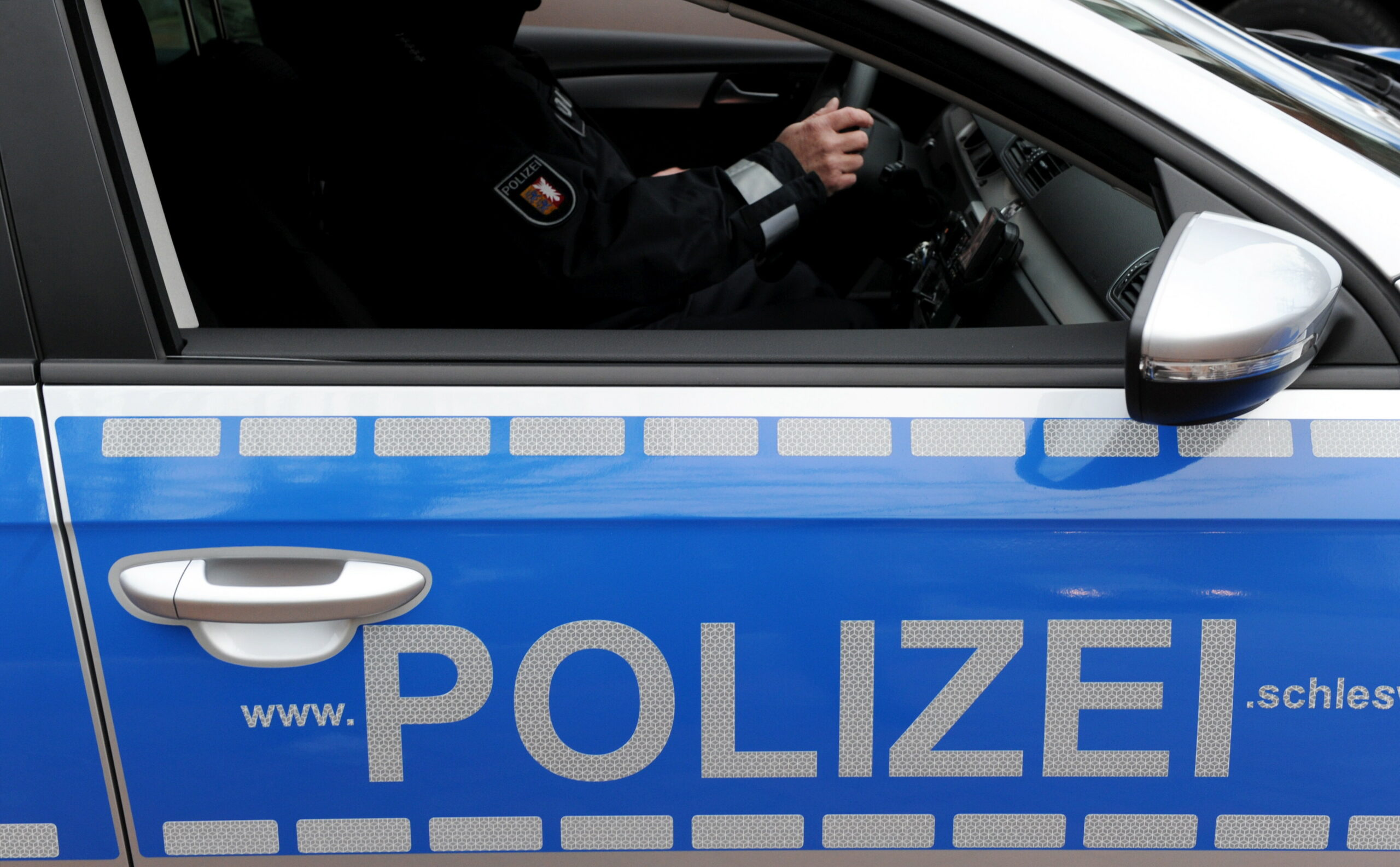 Die Polizei Schleswig-Holstein im Einsatz (Symbolfoto).