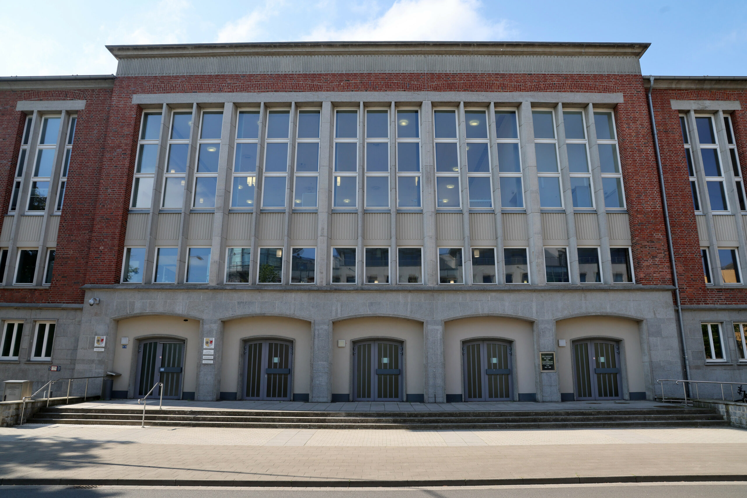 Eine Aufnahme des Landgerichts Rostock.