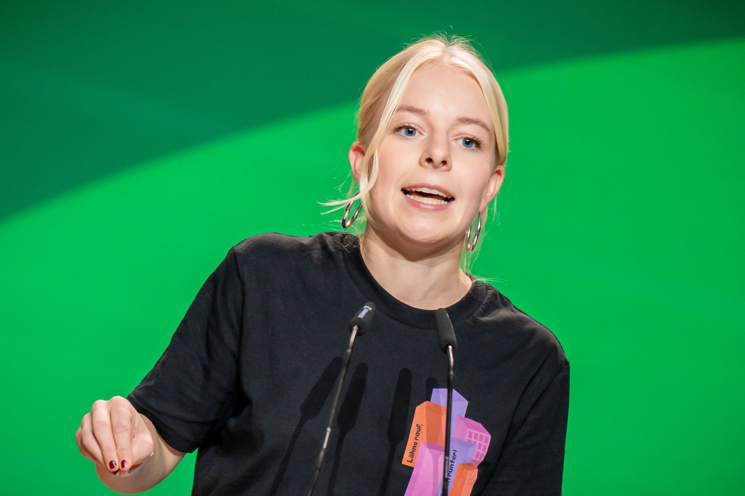 Jette Nietzard, Chefin der Grünen Jugend, fällt immer wieder mit Provokationen auf.
