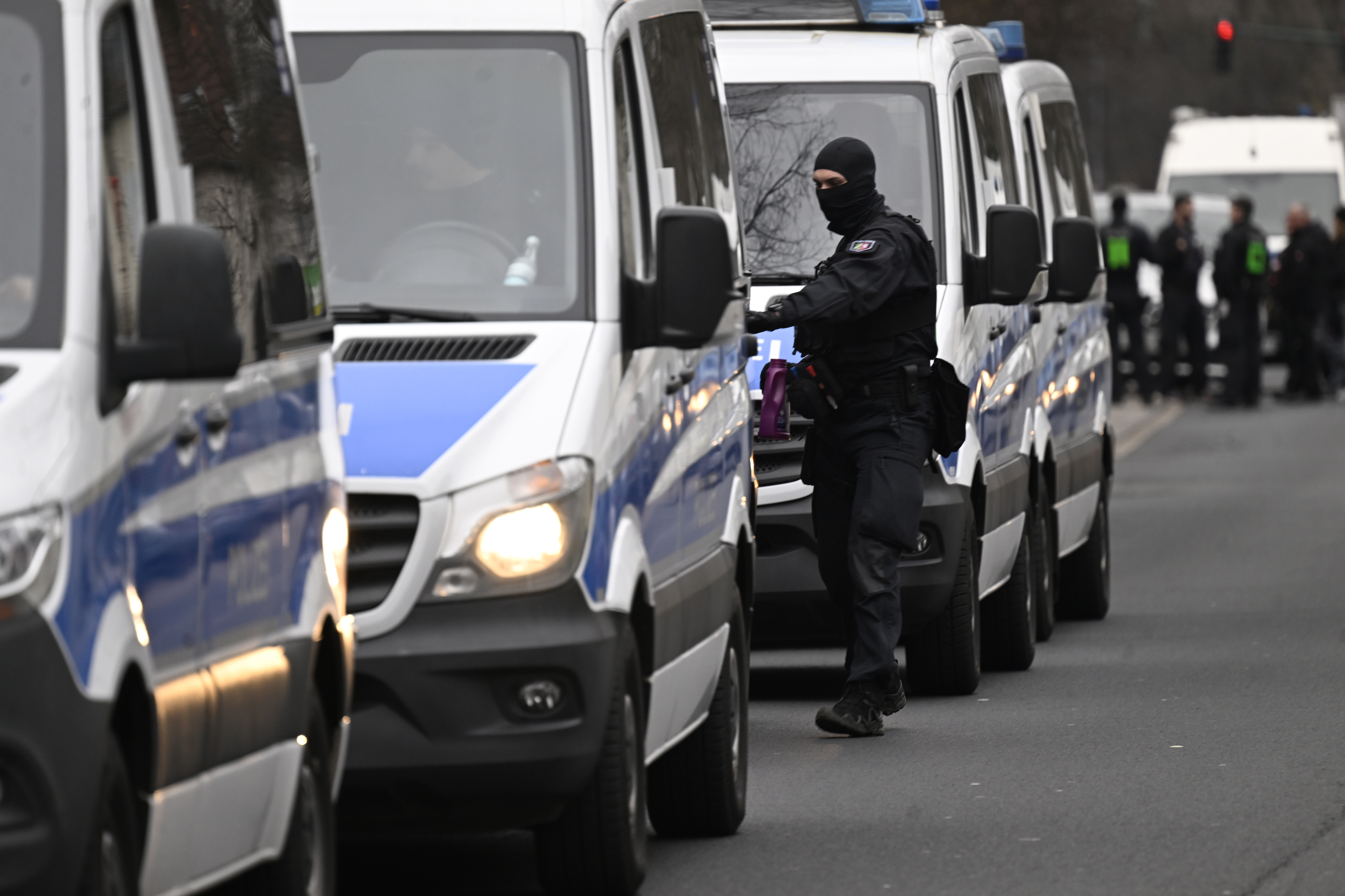 Hausdurchsuchung der Polizei (Symbolbild)