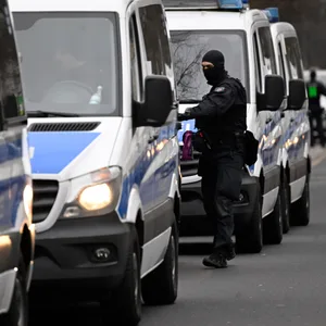 Hausdurchsuchung der Polizei (Symbolbild)