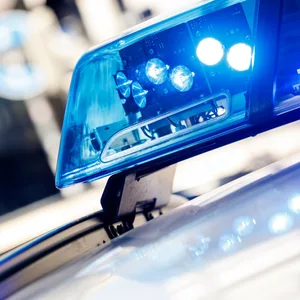 Blaulicht auf einem Polizeiauto