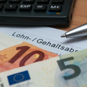 Lohnabrechnung (Symbolbild)