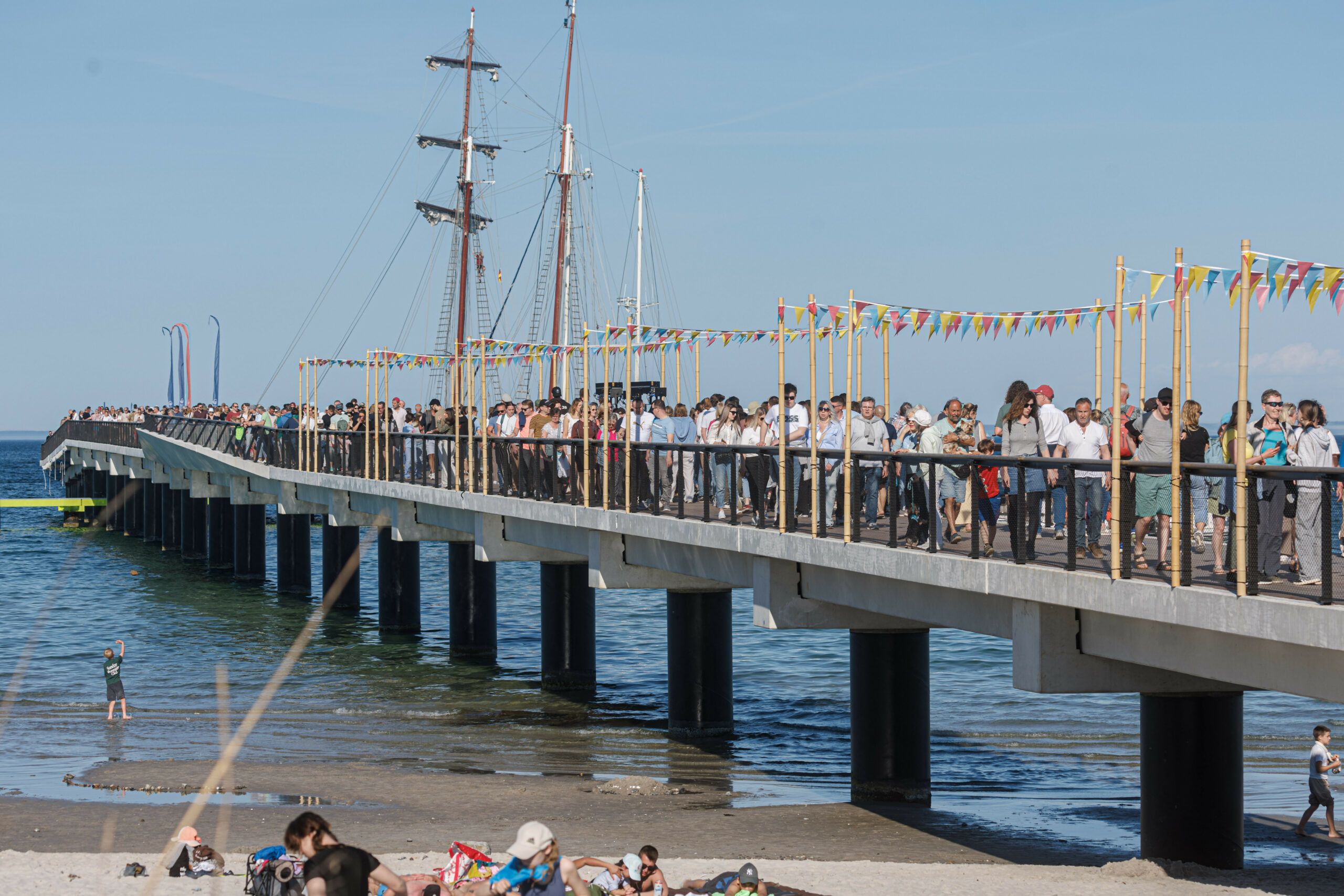 Eröffnung der Scharbeutzer Seebrücke