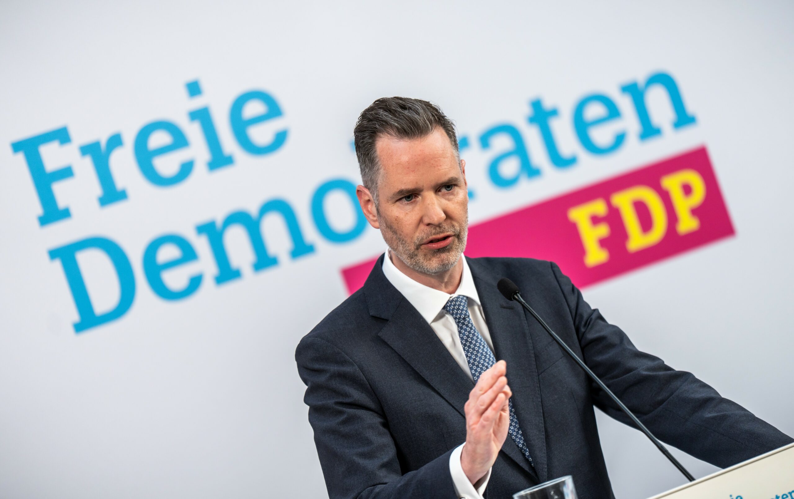 Christian Dürr am Rednerpult