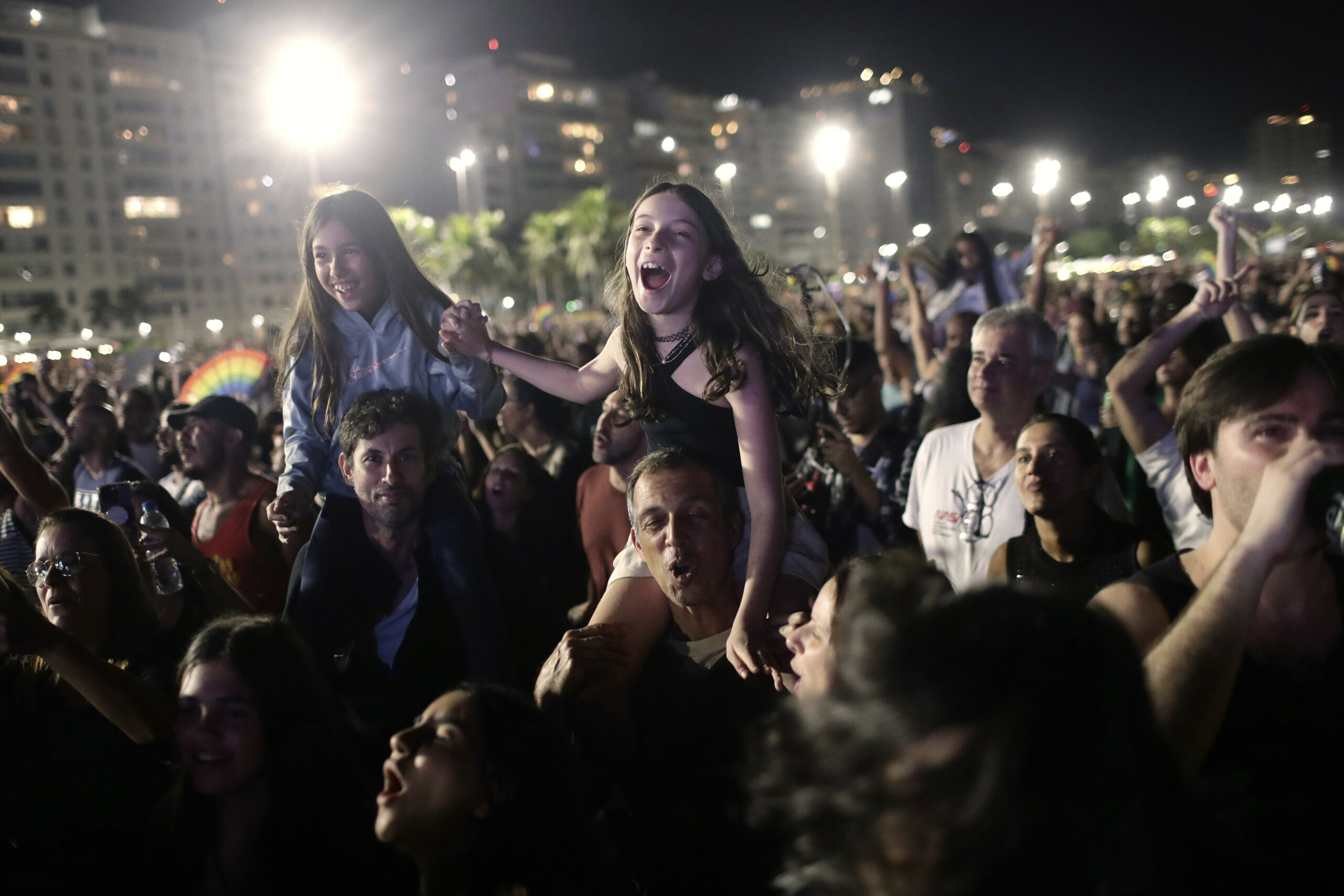 Fans beim Mega-Konzert von Lady Gaga in Rio de Janeiro