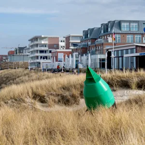 Die Strandpromenade der ostfriesischen Insel Wangerooge