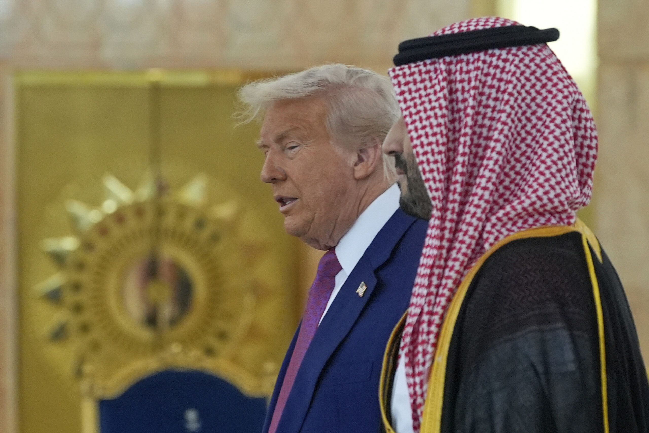Trump mit dem saudischen Kronprinzen Mohammed bin Salman in Riad.