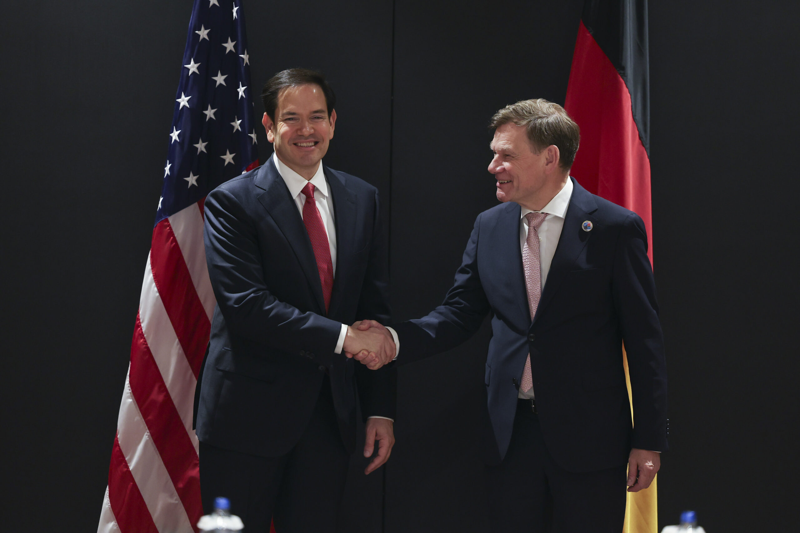 Bundesaußenminister Johann Wadephul (r.) und sein US-Amtskollege Marco Rubio.