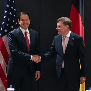 Bundesaußenminister Johann Wadephul (r.) und sein US-Amtskollege Marco Rubio.