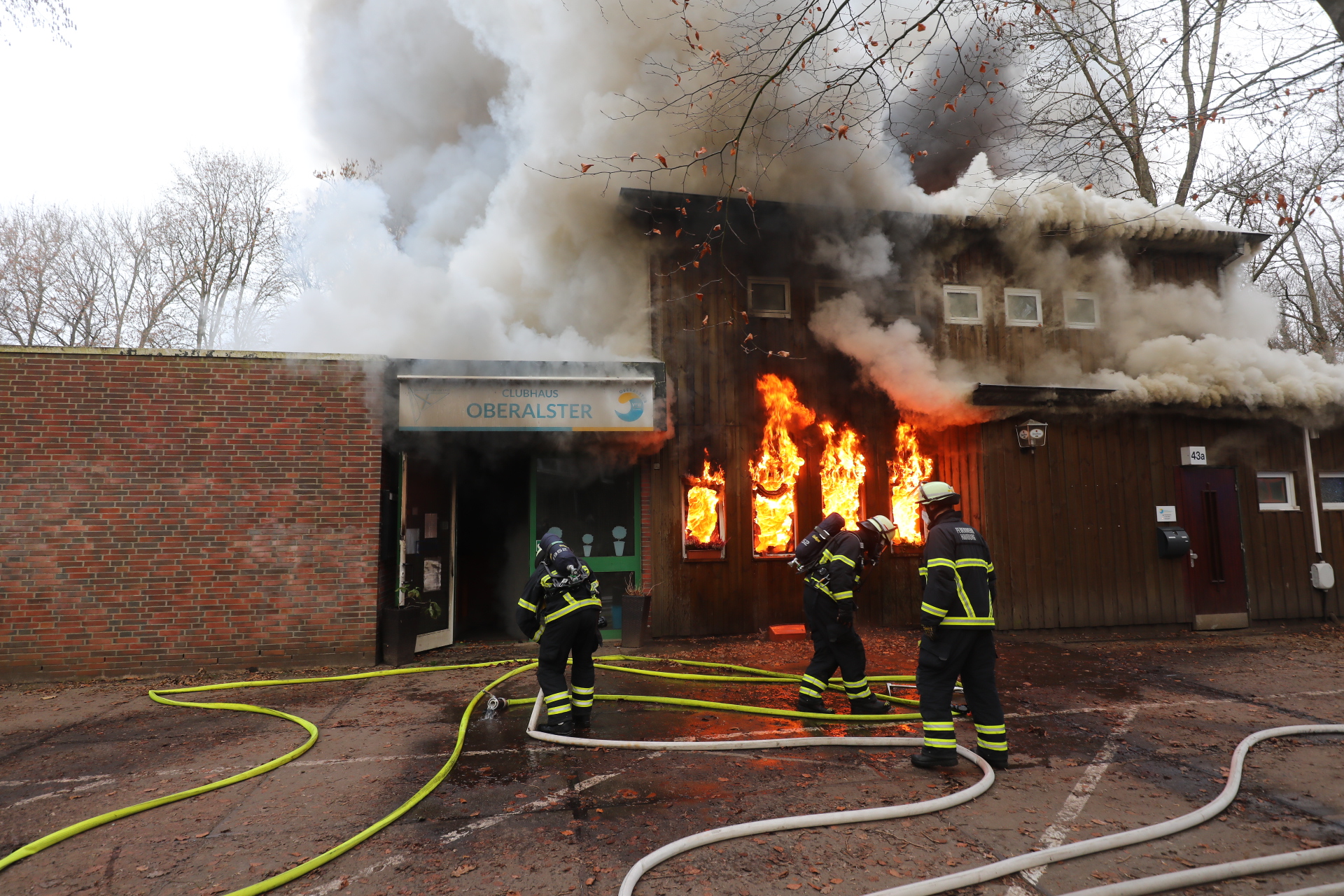 Brand beim Verein Oberalster
