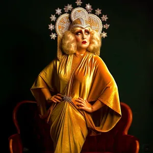 Burlesque-Künstlerin Lilly Mortis