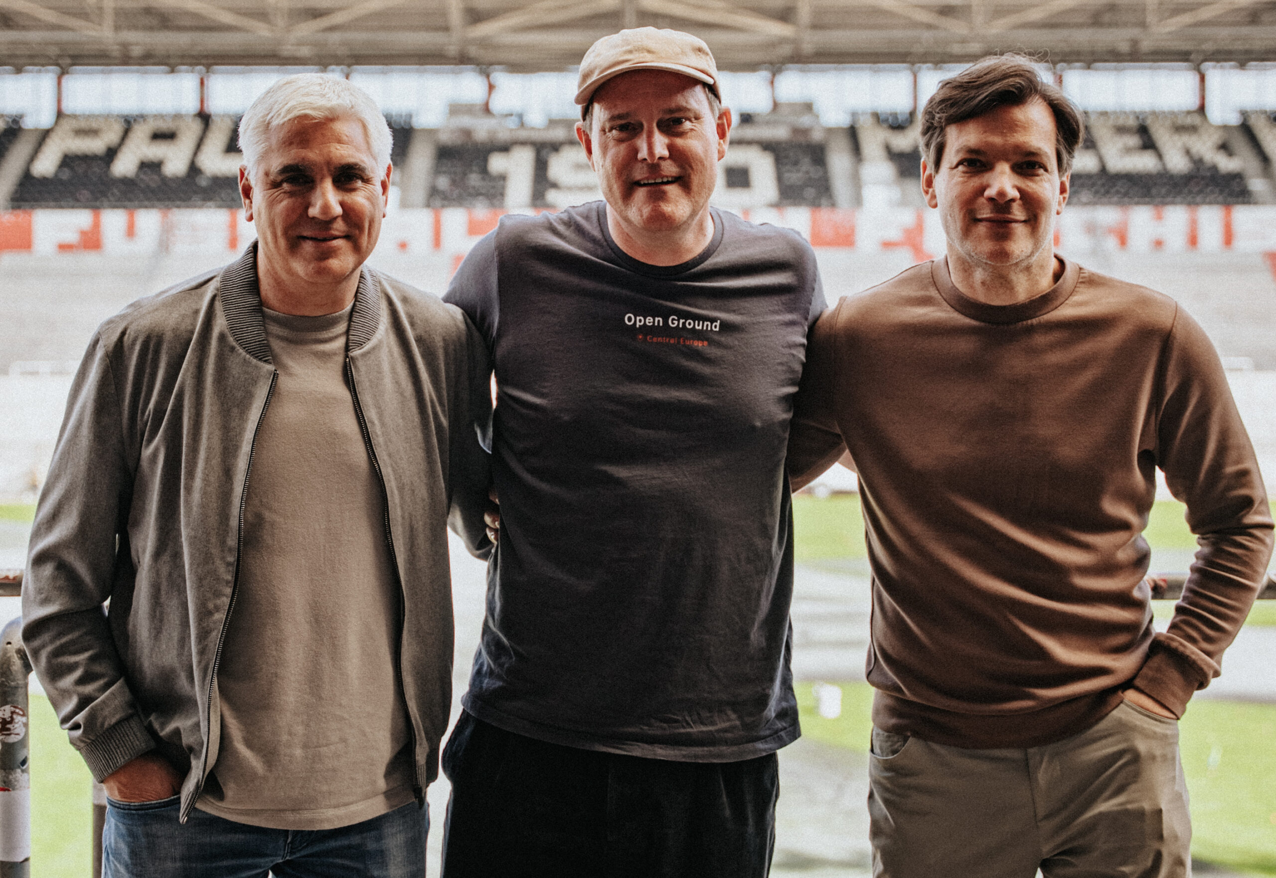 Das Führungstrio des FC St. Pauli