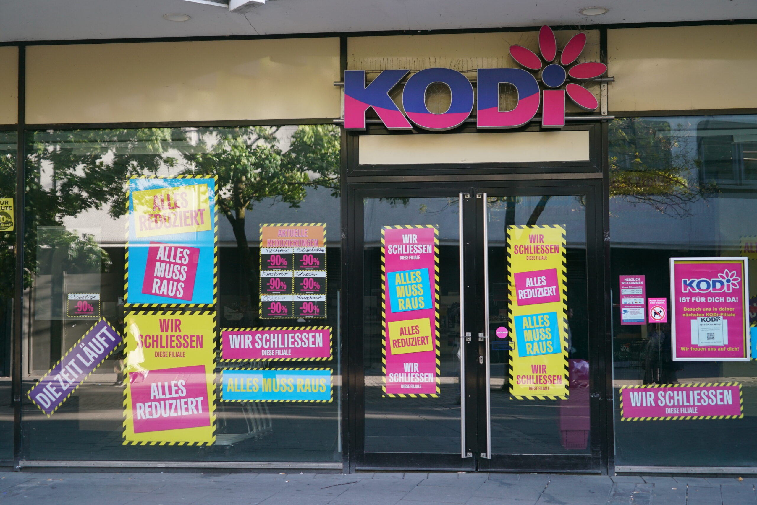 Schaufenster des Ladens Kodi