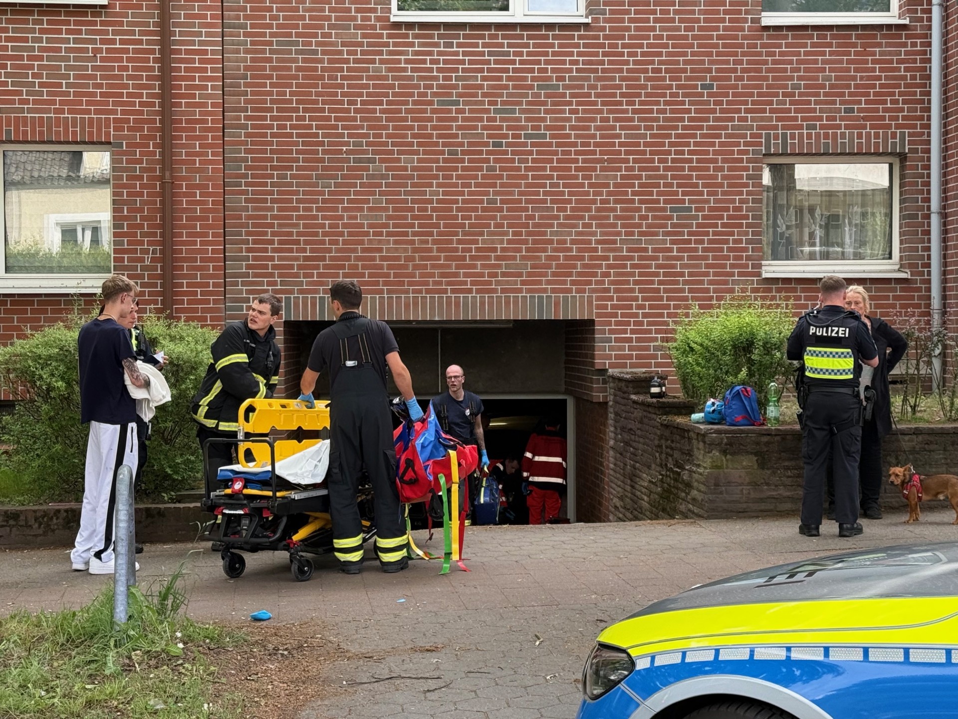 Die Frau kam nach dem Unfall ins Krankenhaus.