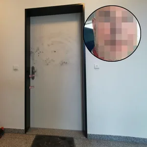 Die Wohnungstür von Jose-Benito R.