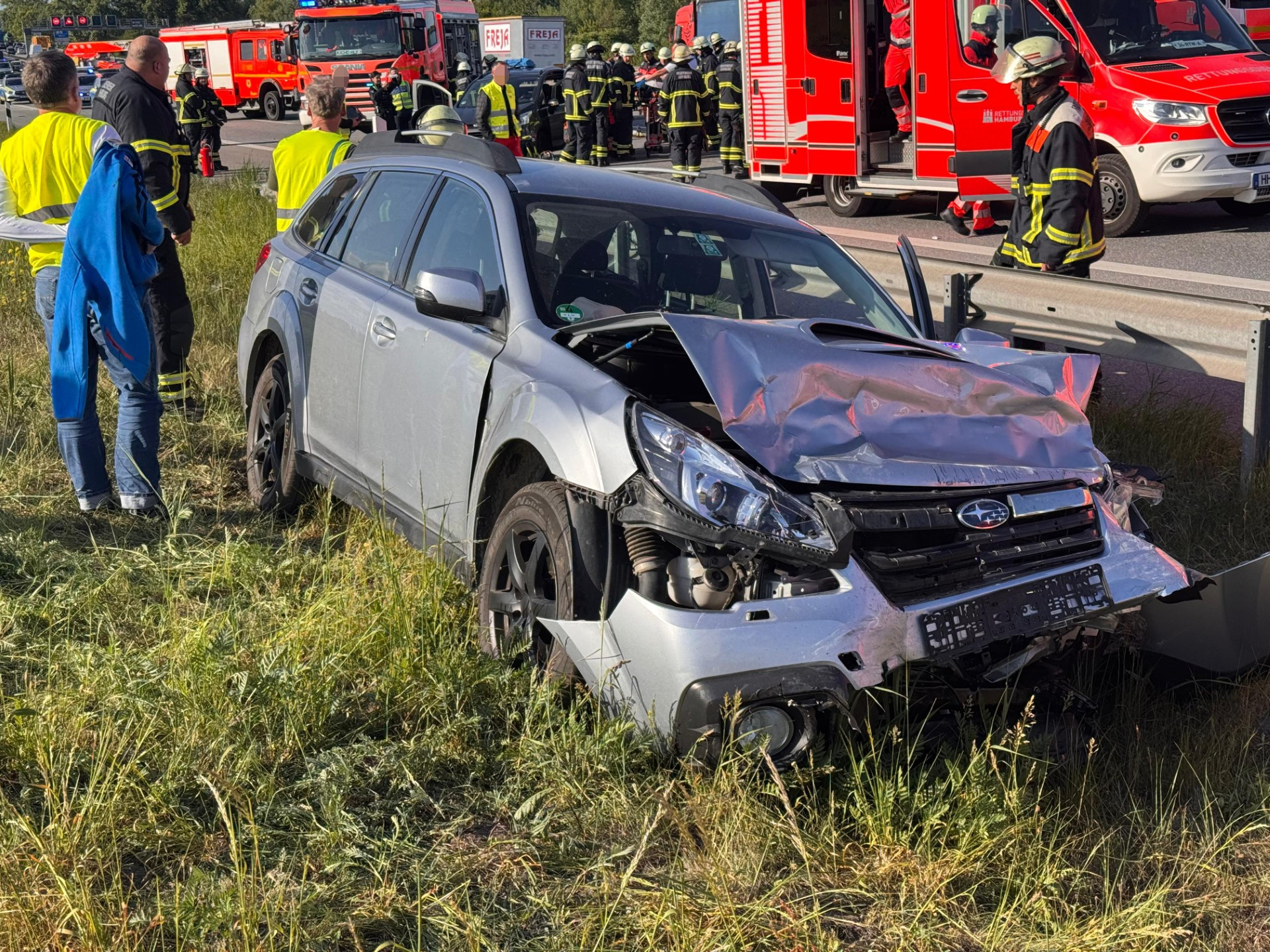 Am frühen Freitagabend kam es zu einem Unfall auf der A1.