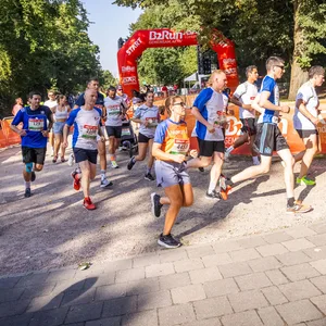 B2Run Zieleinlauf am Volksparkstadion