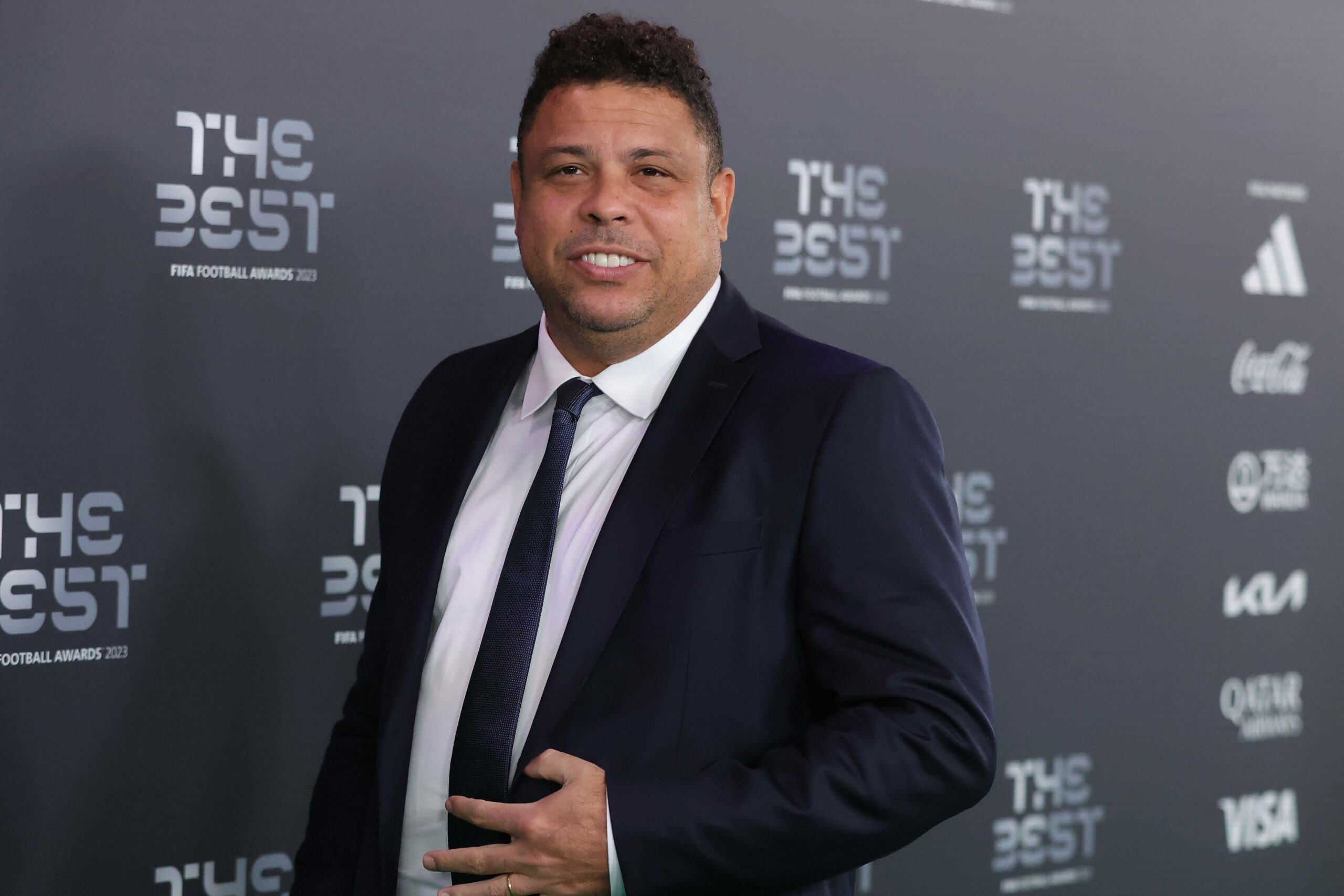 Ronaldo Nazario auf dem roten Teppich bei „The Best“