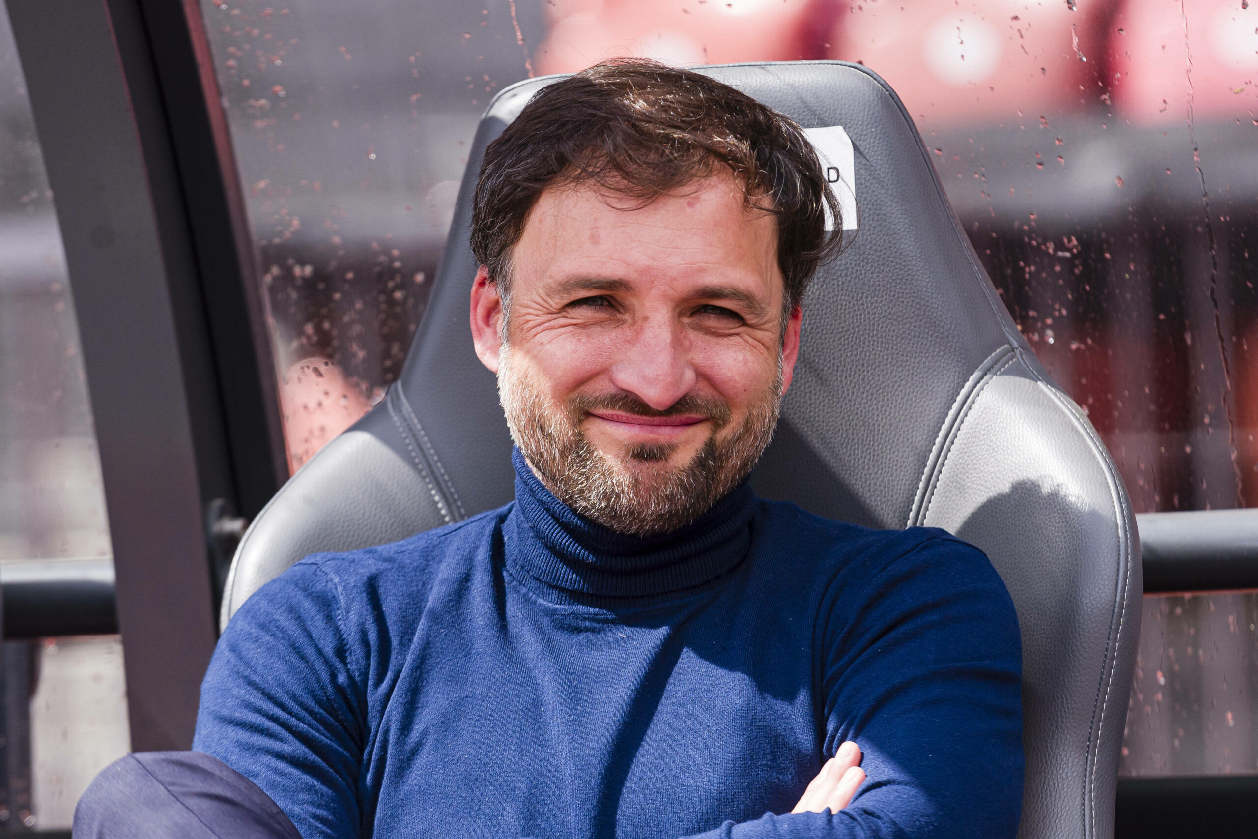 José Barcala auf der Trainerbank