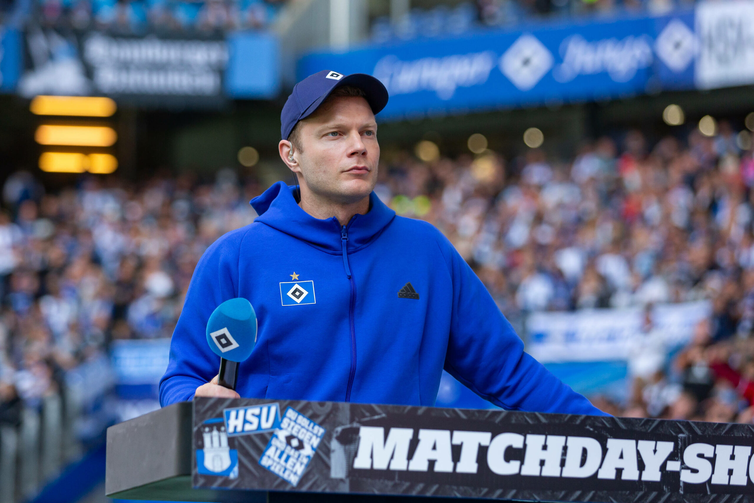 HSV-Stadionsprecher Christian Stübinger