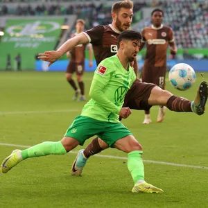 Lars Ritzka gegen Wolfsburgs Amoura