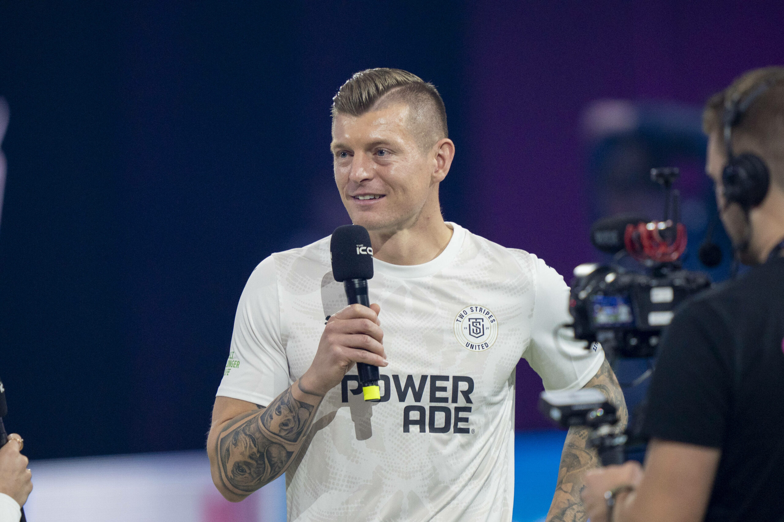 Toni Kroos bei der Icon League