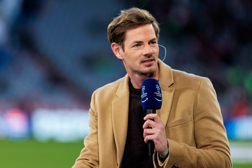 Alex Schlüter als TV-Moderator für die UEFA Champions League