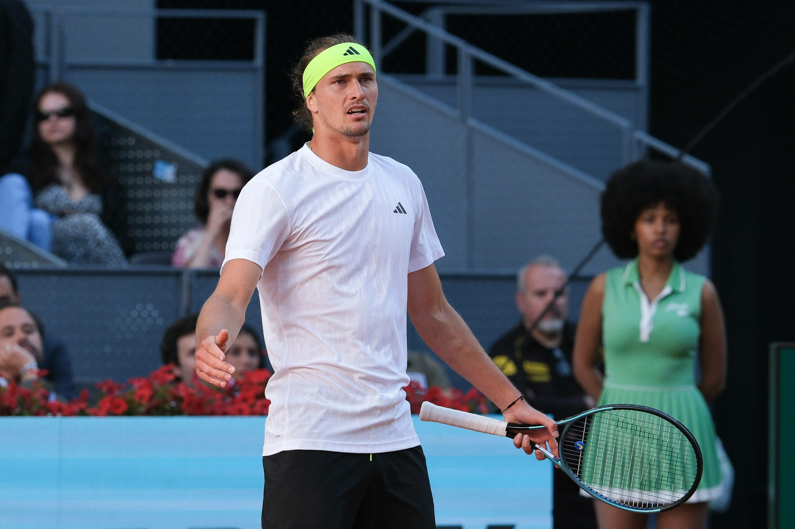 Alexander Zverev schaut enttäuscht