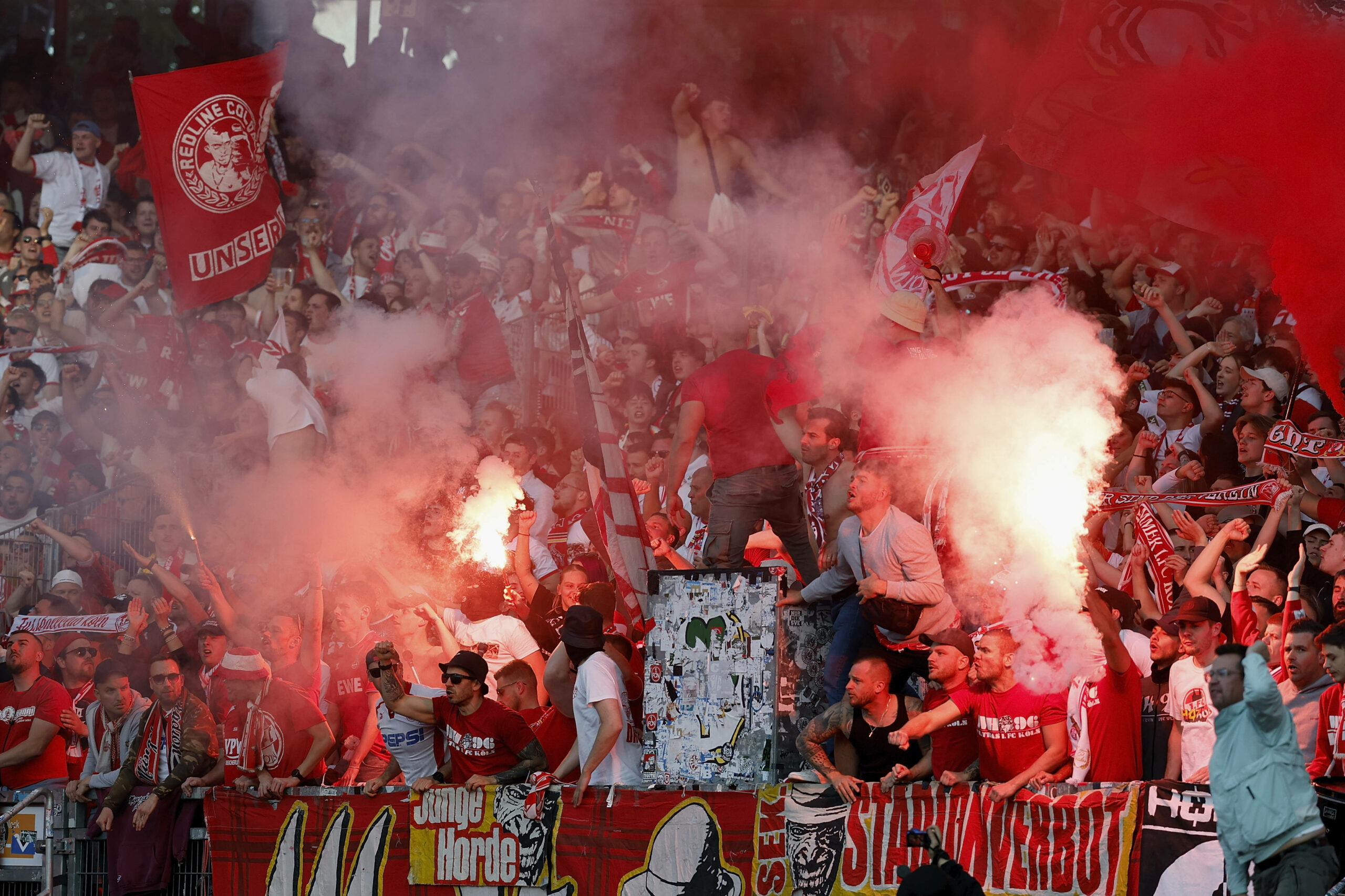 Kölner Fans zündeln in Nürnberg