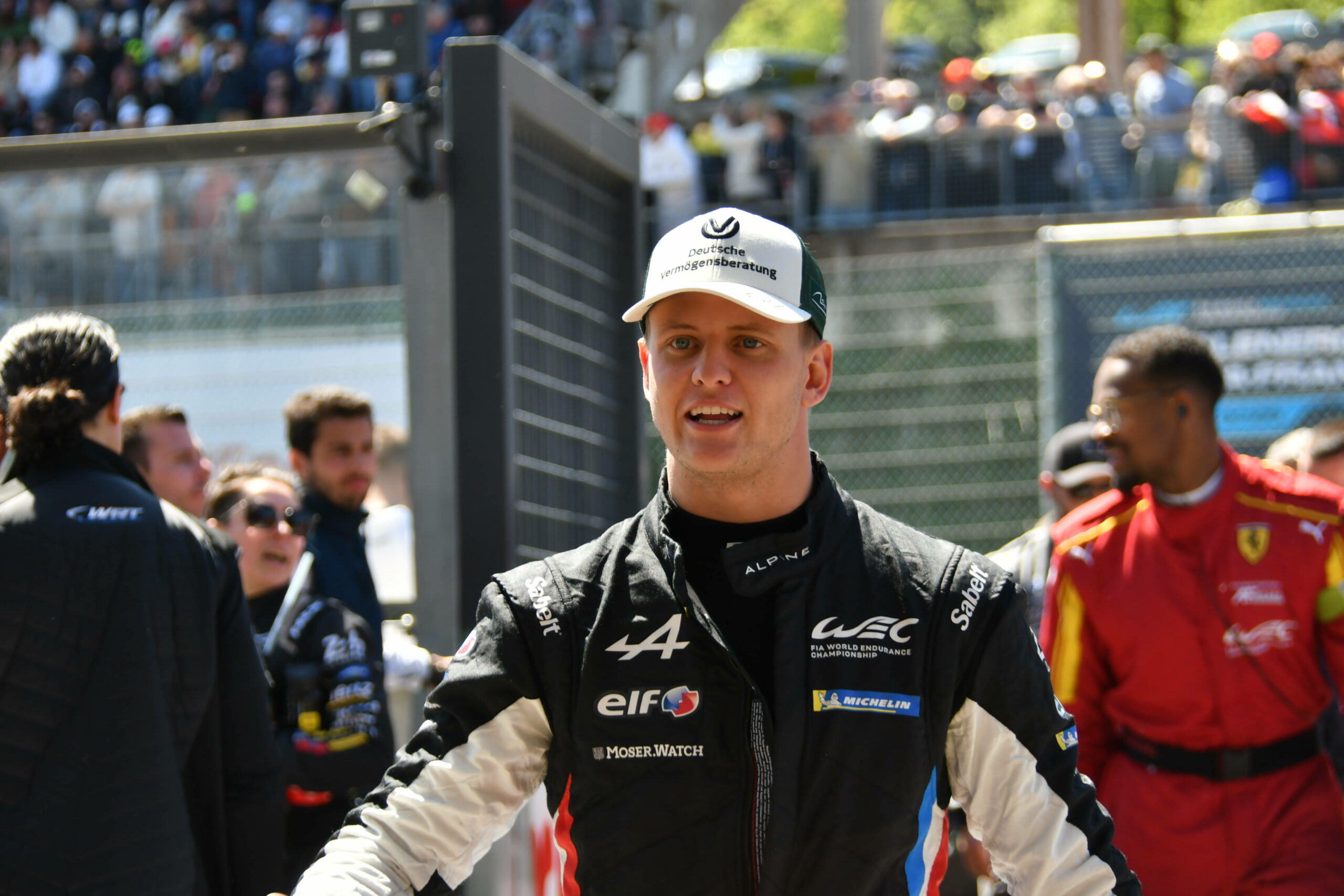 Mick Schumacher im Alpine-Rennanzug