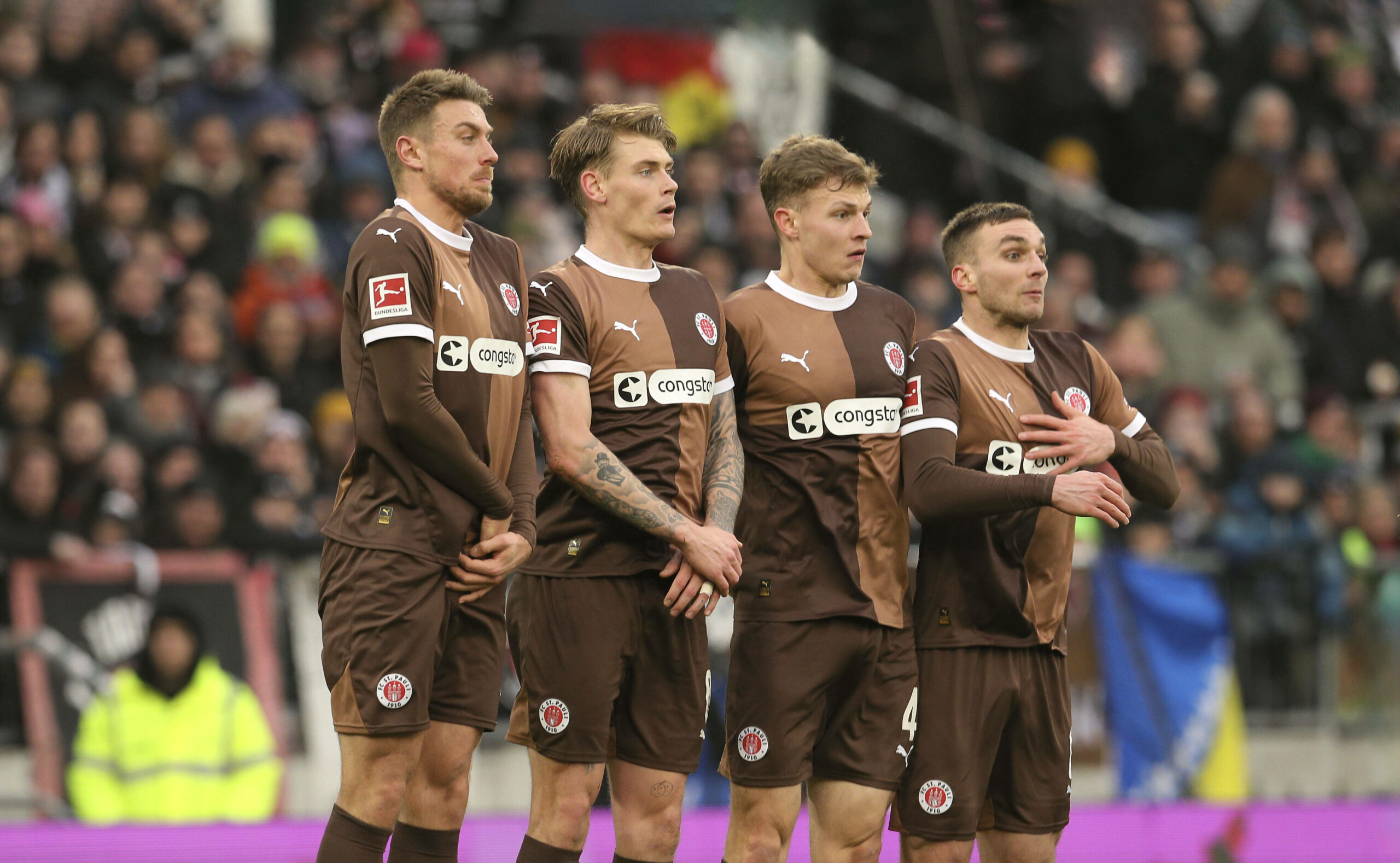 Hauke Wahl, Eric Smith, David Nemeth und James Sands