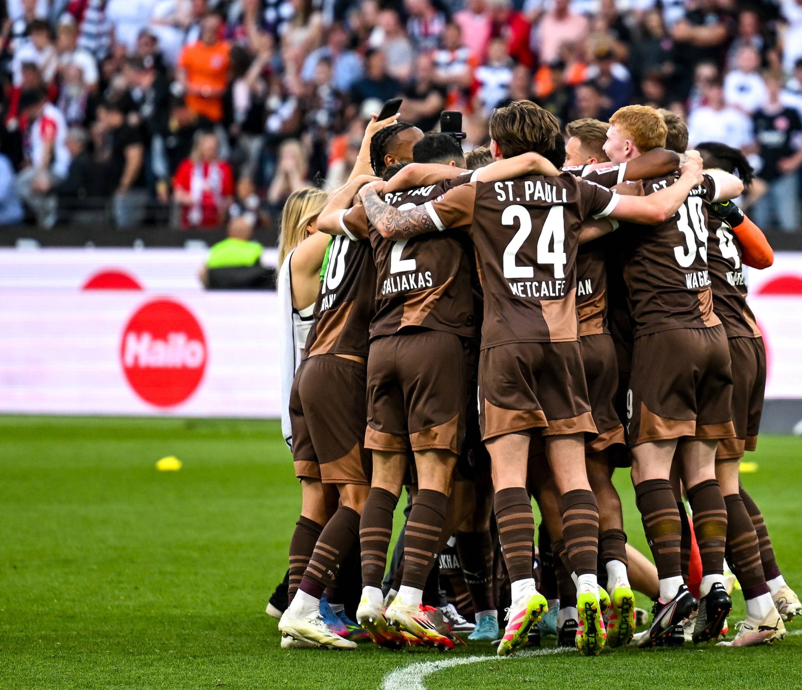 St. Pauli-Jubel in Frankfurt