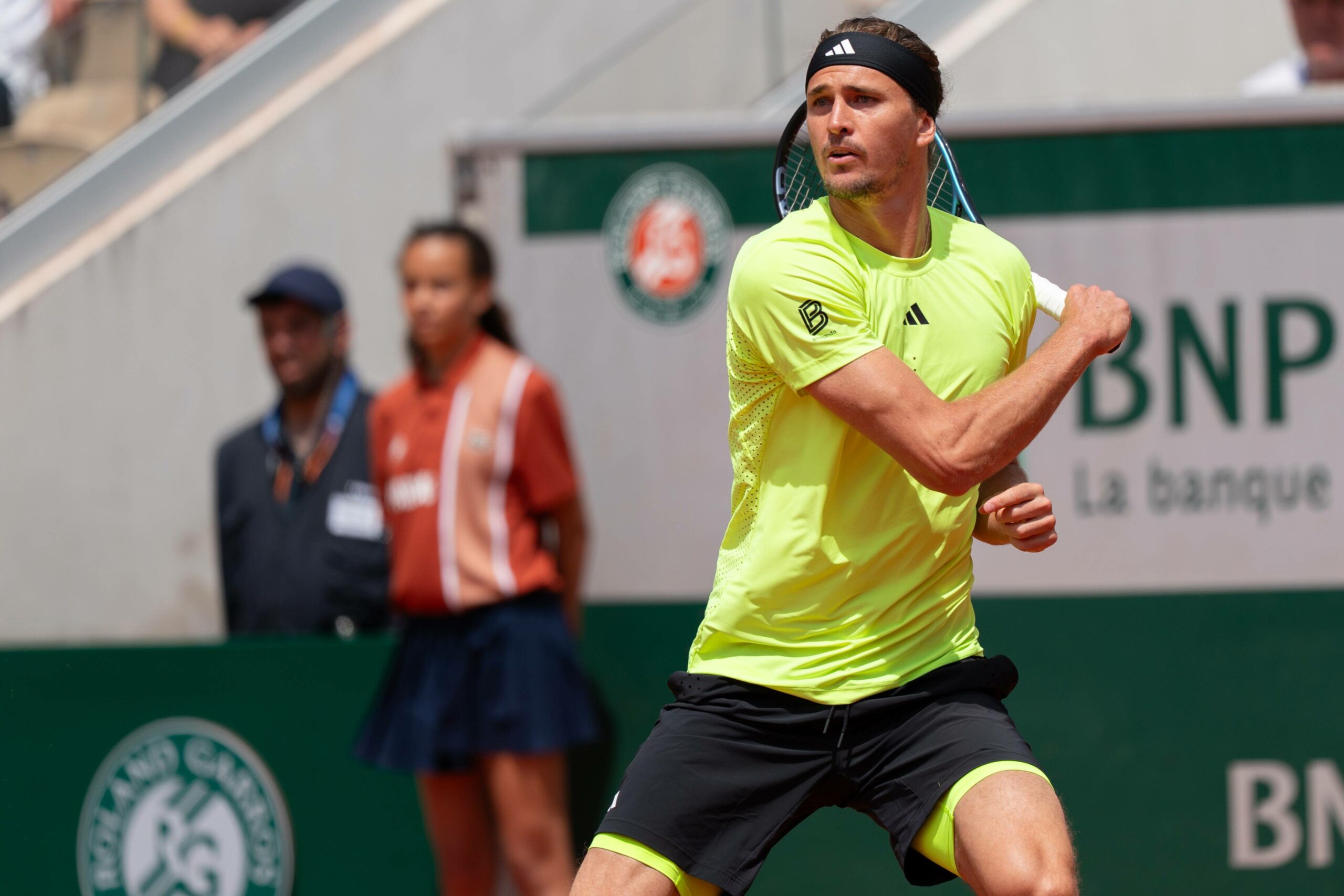 Alexander Zverev beim Match