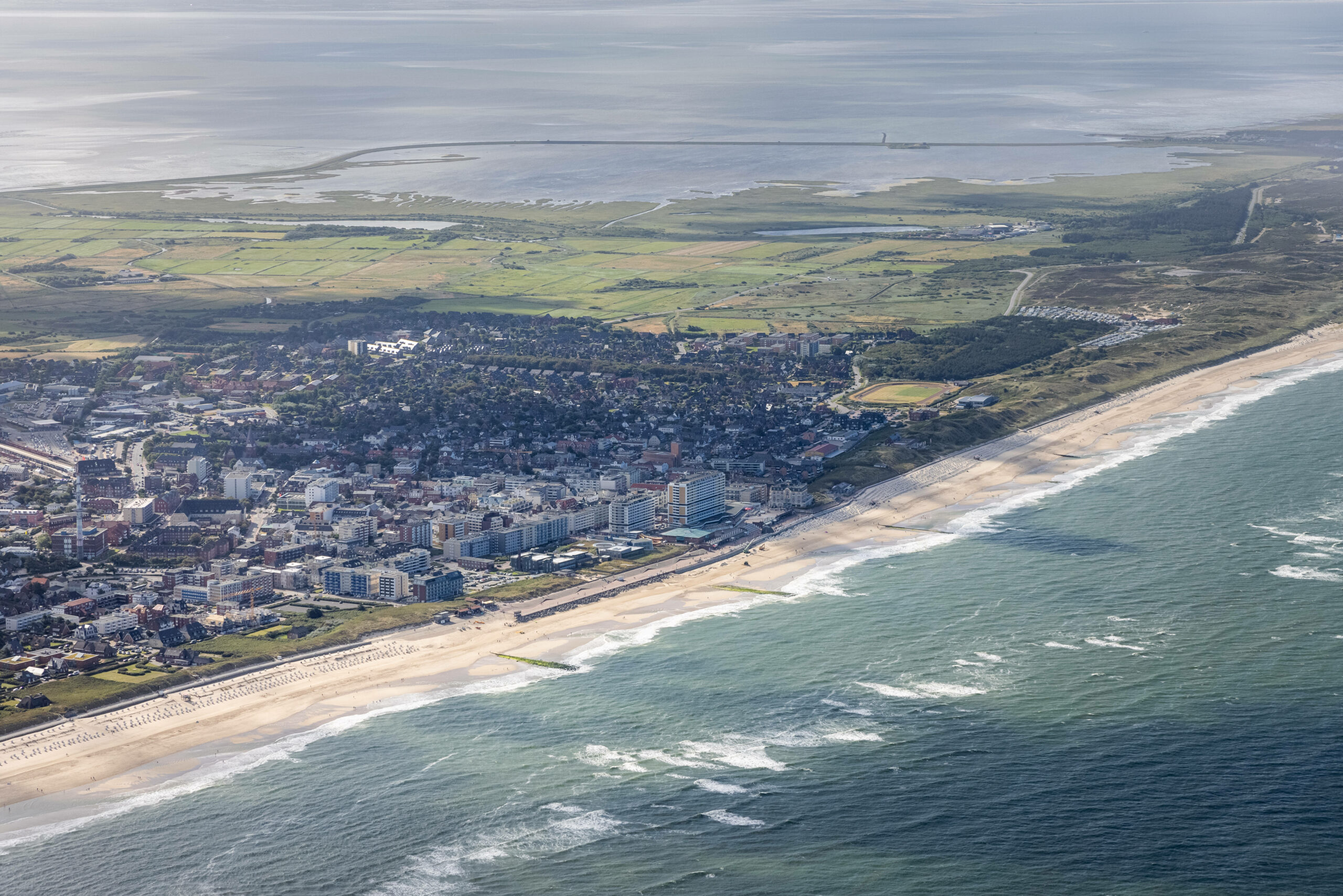 Blick über Westerland