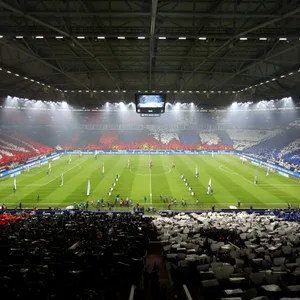 Choreografie der Fans in der Veltins Arena