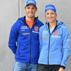 Simon Schempp und Franziska Preuß