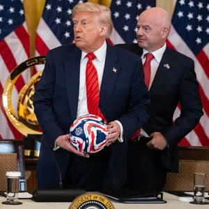 FIFA-Boss Gianni Infantino mit Donald Trump