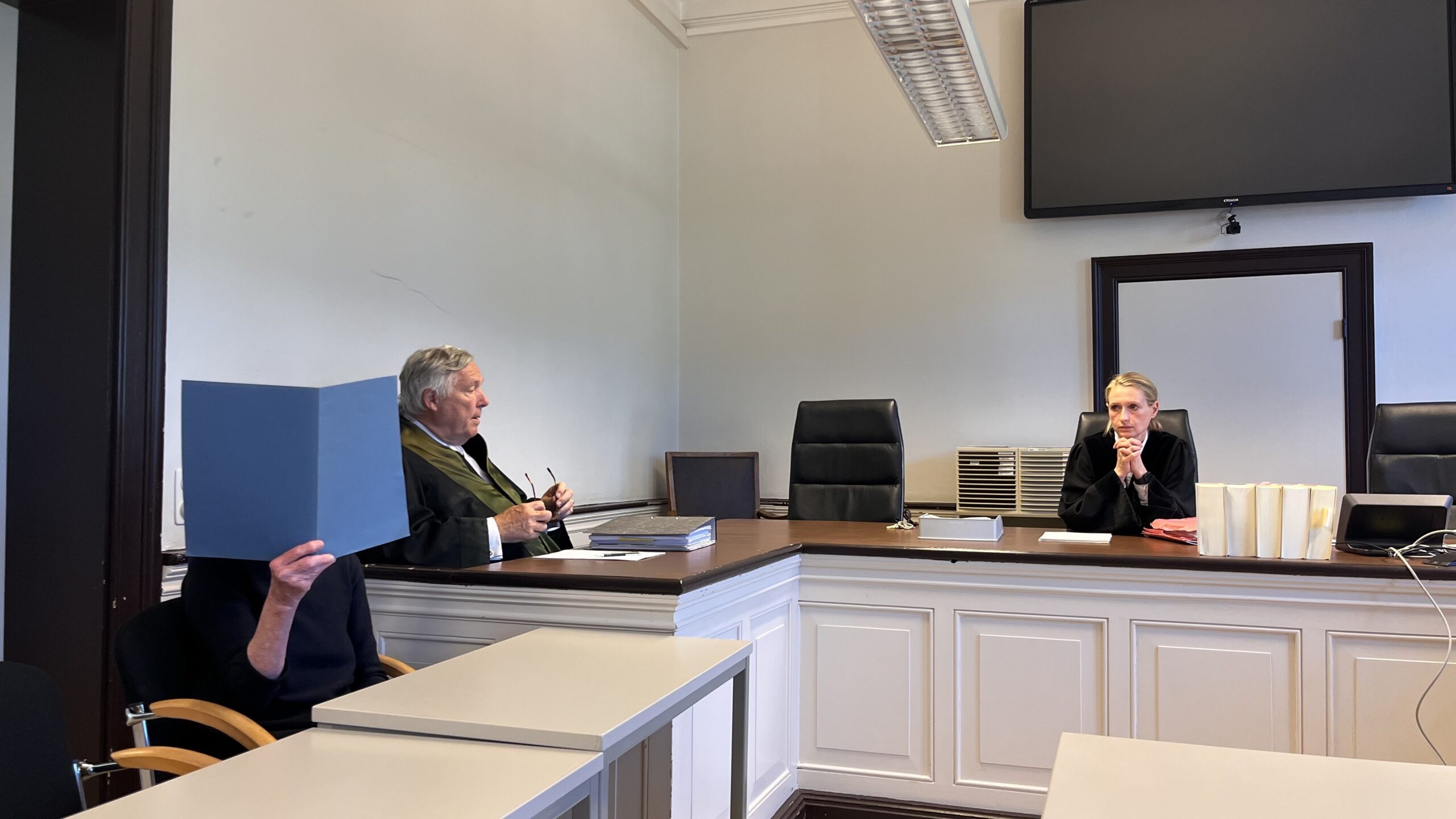 Prozess gegen Anita Hinneberg vor dem Amtsgericht Blankenese.