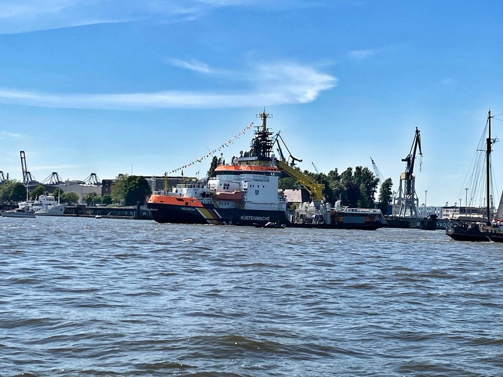 Das Schiff „Neuwerk“ ist zum ersten Mal beim Hafengeburtstag dabei.