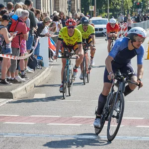 Radfahrer beim Ironman