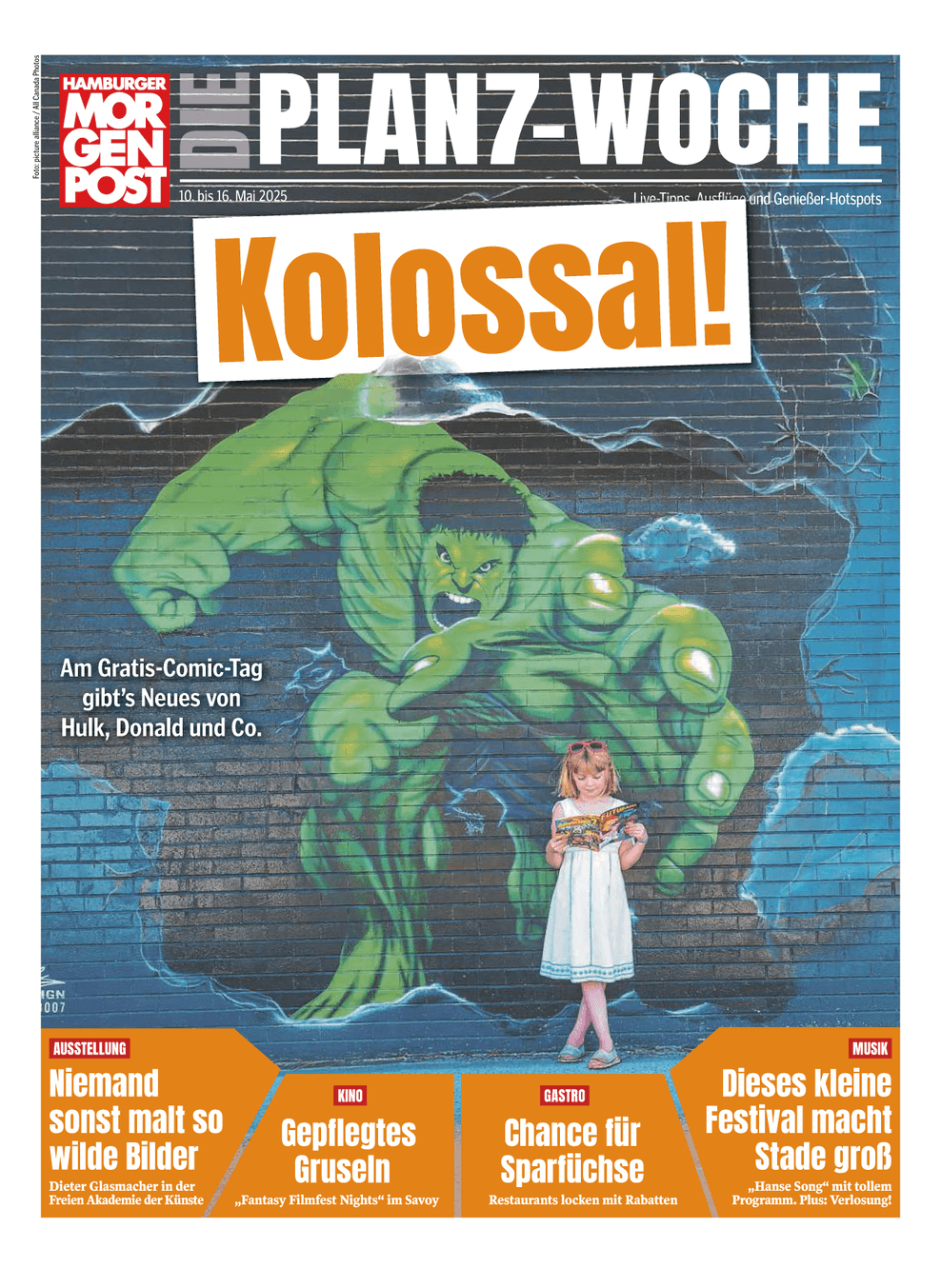 Titel der Plan7-Woche ab dem 9. Mai 2025
