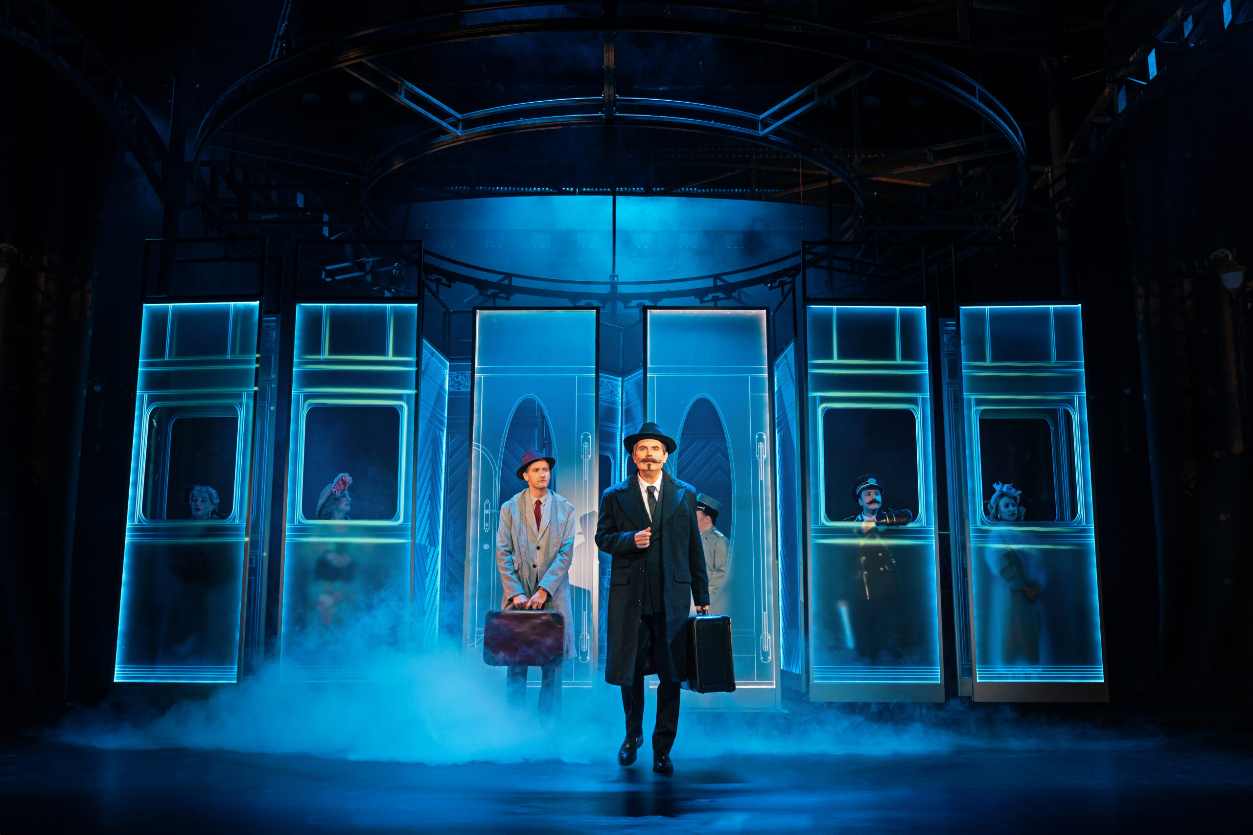 Szene aus dem Theaterstück „Mord im Orientexpress“