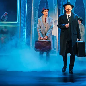 Szene aus dem Theaterstück „Mord im Orientexpress“