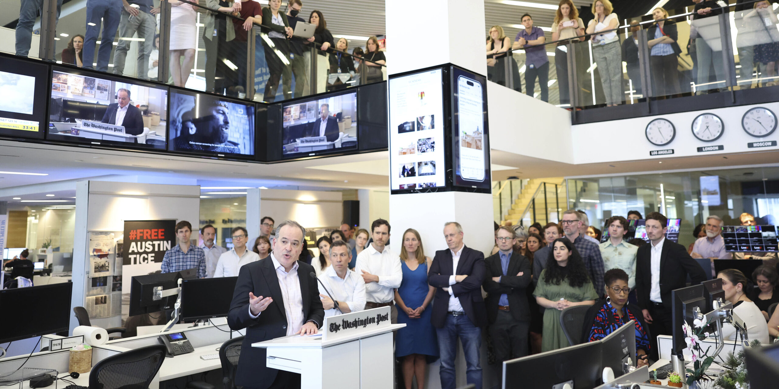 Blick in das Büro der „Washington Post“