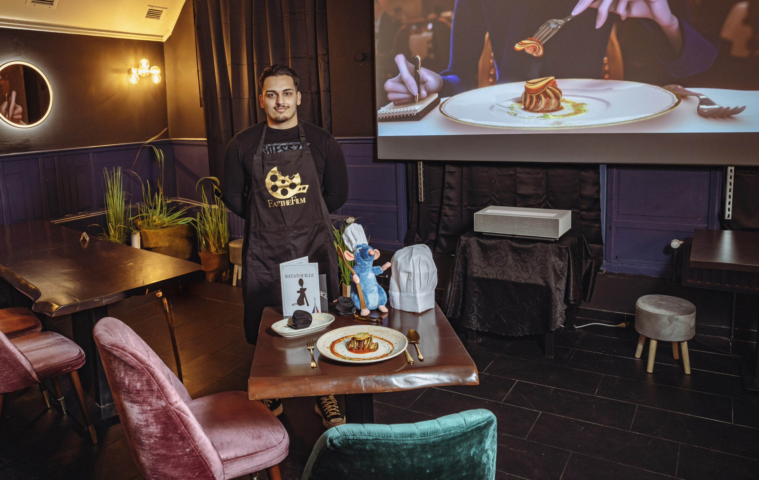 Dragan Selimovic (21) ist Mit-Inhaber des „Eat the Film“ in Eimsbüttel.